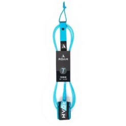 ROAM Surfboard Leash Premium 7.0 215cm 7mm Blau