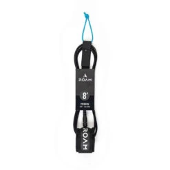 ROAM 8'0" Surfboard Leash Premium 7mm Schwarz