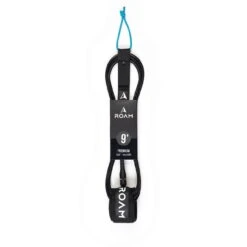 ROAM 9'0" Surfboard Leash Premium 7mm Schwarz