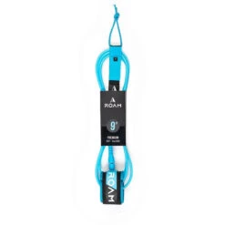 ROAM 9'0" Surfboard Leash Premium 7mm Blau