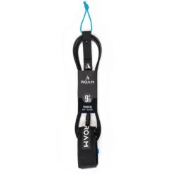 ROAM 9'0" Knie Surfboard Leash Premium 7mm Schwarz