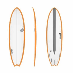Surfboard TORQ Epoxy TET CS 6.3 Fish Carbon Orange