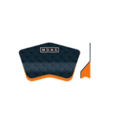 Madness Skimboard Tailkick Pad Schwarz Orange