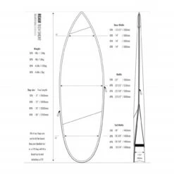 ROAM Tech Short PLUS Boardbag Surfboard -Torq Verkäufe 22643 3 1280x1280