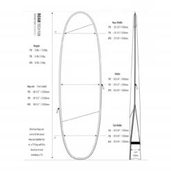 ROAM Tech Funboard PLUS Boardbag Surfboard -Torq Verkäufe 22651 3 1280x1280