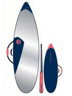 Madness Boardbag PE 6.4" Shortboard Blau/Rot