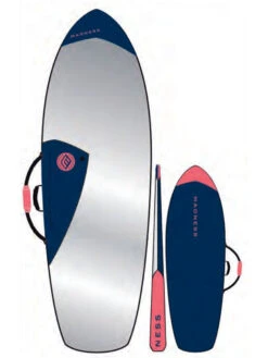 Madness Boardbag PE 6.4" Fish Blau/Rot